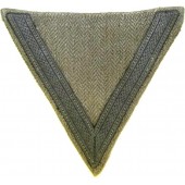 Vêtement de travail gris de la Luftwaffe pour le grade de la manche d'un Gefreitor.