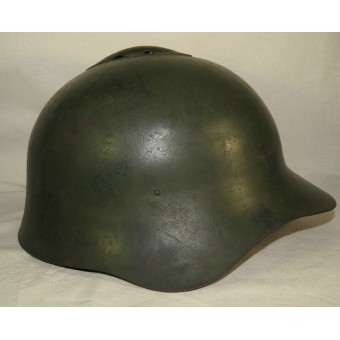 M 36, late oorlog Khalhngolga stalen helm met geschiedenis. Espenlaub militaria