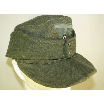 M 43 casquillo de campo Feldmuetze- Wehrmacht Heer. Espenlaub militaria