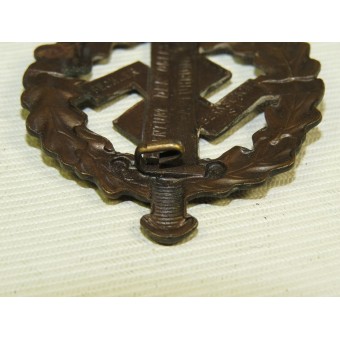 SA-Wehrabzeichen en bronce. Eigentum der obersten SA-Führung. Espenlaub militaria