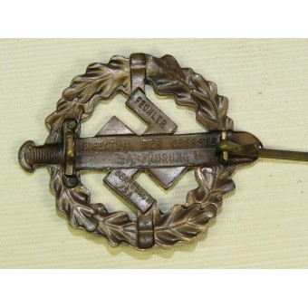 SA-Wehrabzeichen en bronze. Eigentum der obersten SA-Führung. Espenlaub militaria