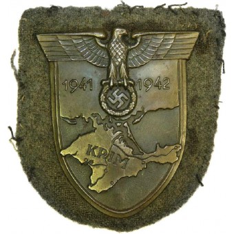 Tunica rimosso Krim scudo 1941-1942. Espenlaub militaria