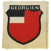 Outomatiskt tryckt märke av tredje typ av georgisk frivillig i Wehrmacht