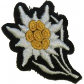 Waffen SS Edelweiss side patch for cap
