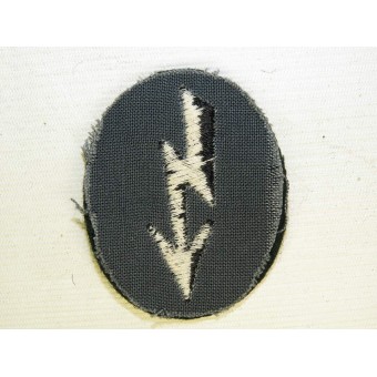 Wehrmacht Heer Army Signals operator with pioneer units trade patch. Espenlaub militaria