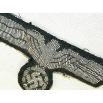 Wehrmacht Heer breast eagle. Hand embroidered. Espenlaub militaria