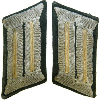 Wehrmacht Heer, Collar-tabbladen van de kraag voor Nachrichtentruppe / Signalen voor Feldbluse. Espenlaub militaria