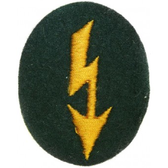 Wehrmacht Heer signaux opérateur avec le patch de commerce unité de cavalerie. Espenlaub militaria