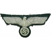 Wehrmacht Heer Uniform entfernt Bullion Offiziersadler