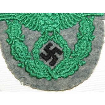 WW2 Deutscher Polizei Ärmeladler für Schutzpolizei. Espenlaub militaria