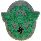 Aquila della manica della polizia tedesca della Seconda Guerra Mondiale per la Schutzpolizei