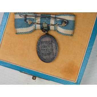 3rd Reich Bavarian Industrial Faithful Service Medal i sitt utgivningsfodral.. Espenlaub militaria