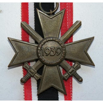 Classe de bronze de croix du mérite de guerre avec des épées. Espenlaub militaria