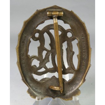 Bronze Grade DRL Sports Badge, 3rd Type by Wernstein Jena. Espenlaub militaria