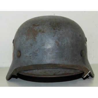 Шлем германский, люфтваффе М35, двеухдекальный.. Espenlaub militaria
