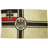 Det kejserliga Tysklands militära flagga 1903-1918.