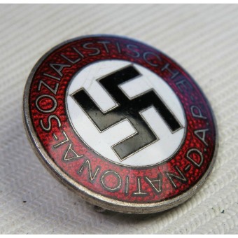 NSDAP MEEMBR -merkki, Kansallis sosialistinen työväenpuolue, M1/92 RZM.. Espenlaub militaria