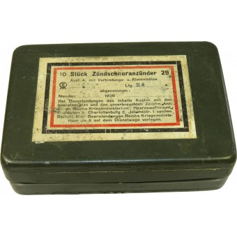 Caja de acero para los cebadores de ignición para M granada 24 stick. Espenlaub militaria