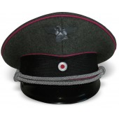 3. valtakunta Tehtaan suojelupoliisi Werkschutz Polizei upseerit visiirin hattu