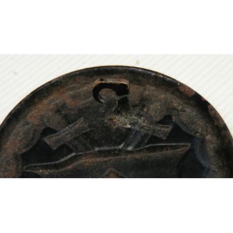 1939 Black steel wound badge. Espenlaub militaria