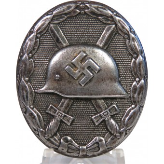 Funke & Brünninghaus badge blessure noire 1939, L / 56 marquée. Espenlaub militaria