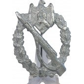 Late war zinc made Infantry assault badge
