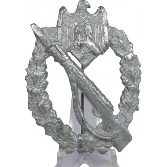 De zinc última guerra hecha insignia de infantería de asalto. Espenlaub militaria