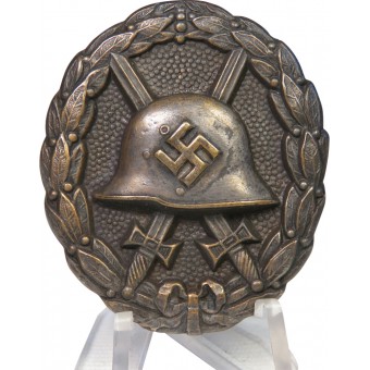 Spanska, första typen 1939 silverklass sårmärke. Espenlaub militaria