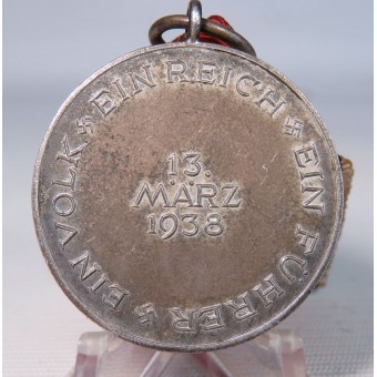 La medalla conmemorativa para Anschluss de Austria, 13 de marzo de 1938. Espenlaub militaria