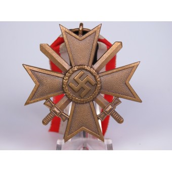 1939 Croix de Guerre Mérite. 2e année. W / épées. Bronze. Espenlaub militaria