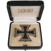 Железный крест 1Kl 1939. L/59 Alois Rettenmeyer В футляре