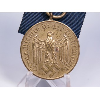 Медаль за верную службу в вермахте- 4 года. Treue Dienste in der Wehrmacht. Espenlaub militaria
