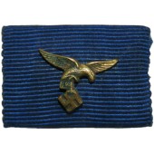 Ribbon bar for the medal of 12 years service in Luftwaffe
