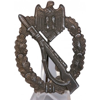 Sch. u. Co Design IAB - InfanteriesteurMabzeichen. Zilver. Espenlaub militaria