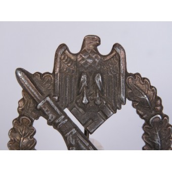 Sch. u. Co Design IAB - InfanteriesteurMabzeichen. Zilver. Espenlaub militaria