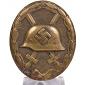 Wound badge 1939. 3rd grade. Stamped brass