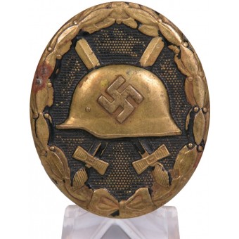 Distintivo della ferita 1939. Nero di classe. combattimento indossato. Espenlaub militaria