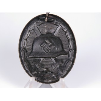 Wound badge 1939. Black grade. Die stamped steel. In original black lacquer. Espenlaub militaria