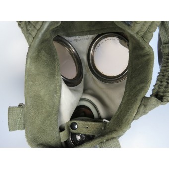 Maschera antigas tedesca per la protezione civile Luftschutz - AUER. Espenlaub militaria