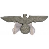 Águila de cinc de finales de la guerra para gorra de visera de la Wehrmacht. Menta