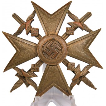Испанский крест с мечами, бронзовая степень. Петц и Лоренц. Espenlaub militaria