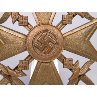 Español cruz con espadas, clase de bronce. Petz y Lorenz. Espenlaub militaria