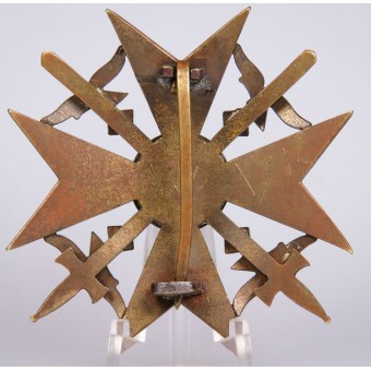Español cruz con espadas, clase de bronce. Petz y Lorenz. Espenlaub militaria