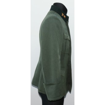 La túnica de oficial - Feldbluse, Wehrmacht. sin insignias. Espenlaub militaria
