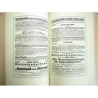 Книга Mein Kampf Адольфа Гитлера 1934 года. Подарочный выпуск в кожаном переплёте. Espenlaub militaria