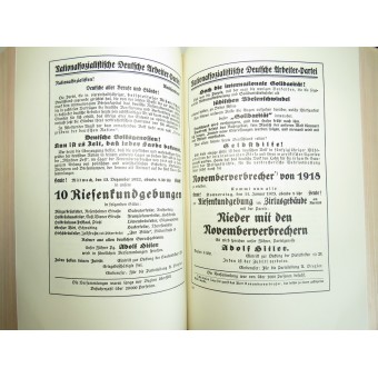 Édition cadeau de Mein Kampf par Adolf Hitler en 1934. Espenlaub militaria