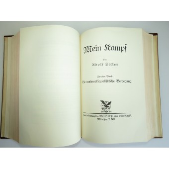 Edizione regalo del Mein Kampf di Adolf Hitler del 1934. Espenlaub militaria