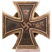 Croce di Ferro di Prima Classe 1939 a vite LDO L/58 Rudolf Souval