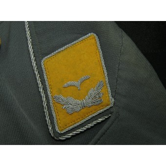 Zoute Luftwaffe Tuchrock luitenantstuniek. Espenlaub militaria