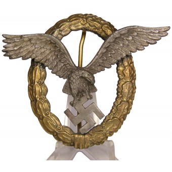 The combined badge of the pilot and observer of the Luftwaffe-Assmann. Espenlaub militaria